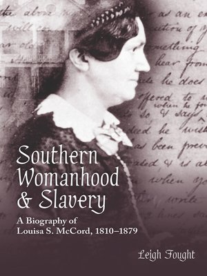 cover image of Southern Womanhood and Slavery